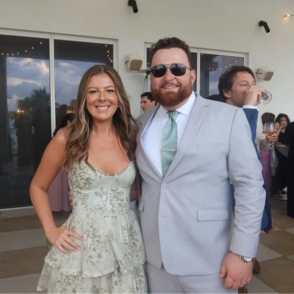 V. Chapman Floral Green Maxi Dress - Picture 8 of 8